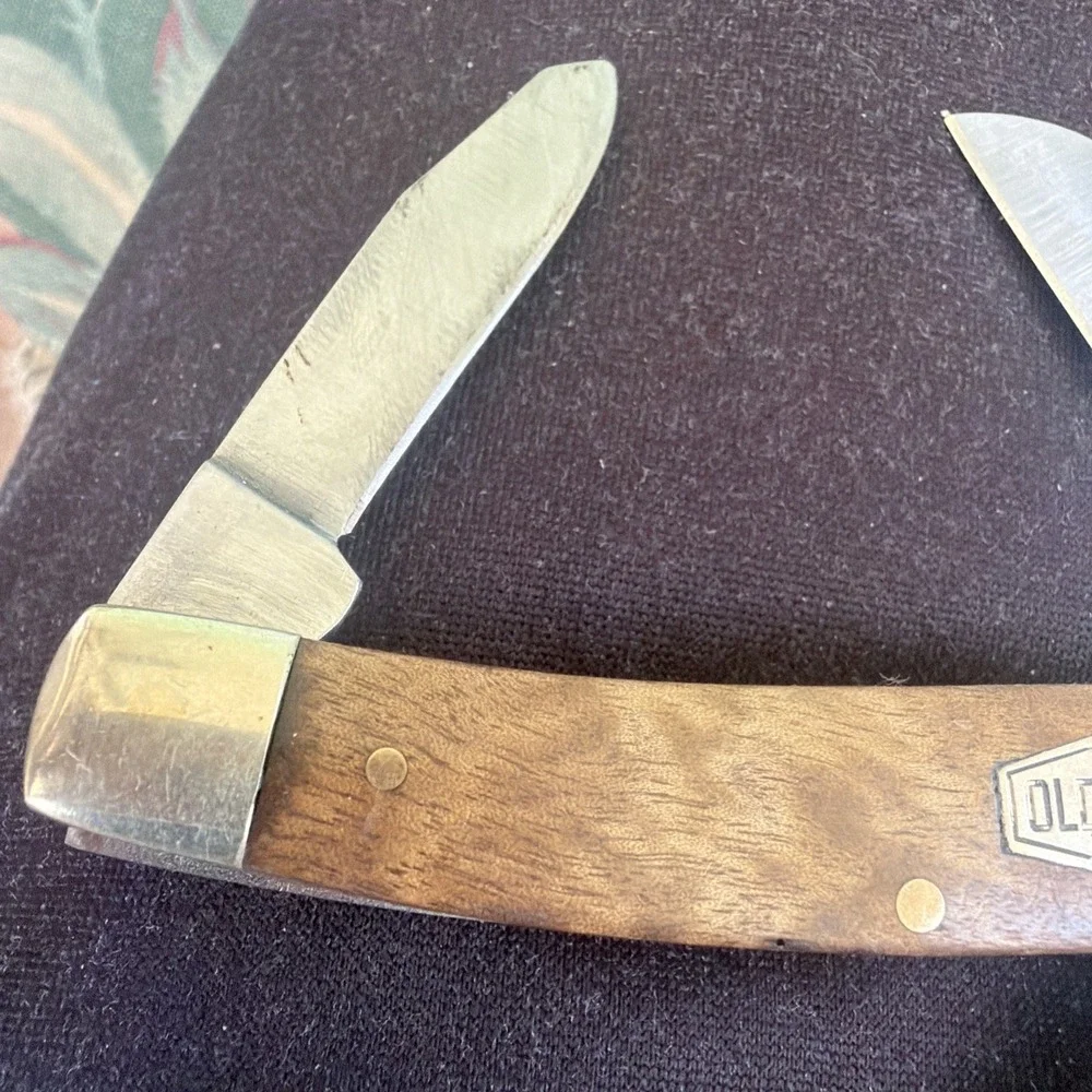 Old Timer 8OTW‎ Desert Ironwood Handle 3-BLADE Stainless Handles Used